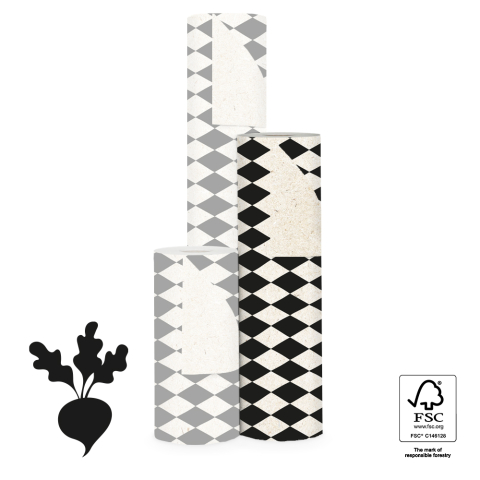 P15.308.050 Inpakpapier - Harlequin Black