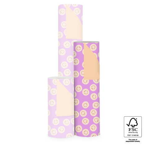P15.335.050 Inpakpapier - Smile Pink - Peach