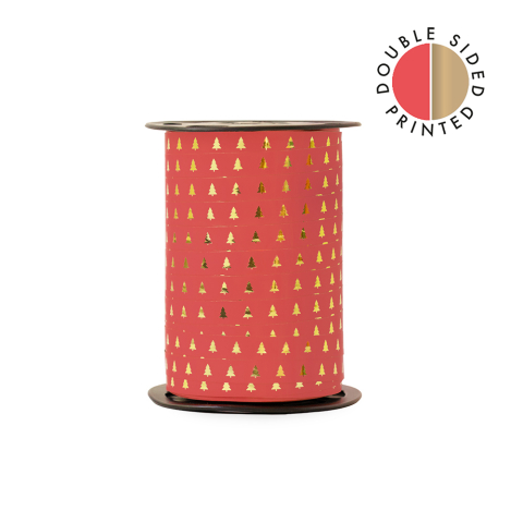 P39.326.180 X-mas Lint - Paporlene - Tree - Red - Gold