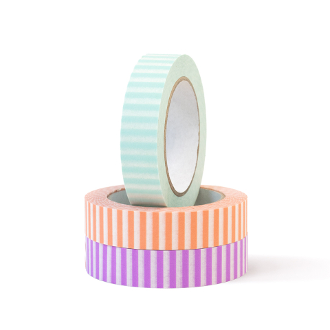 P63.119.025 Paper Tape Small - Mix Set - Stripe