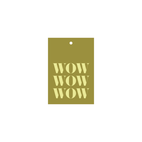 P72.131.020 Cadeaulabel - Wow Wow Wow