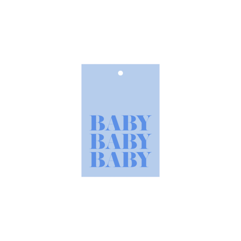 P72.133.020 Cadeaulabel - Baby Blue