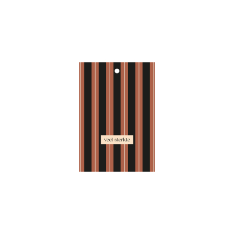 P72.136.020 Cadeaulabel - Stripe - Veel Sterkte