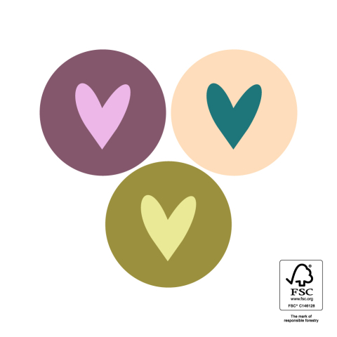 P74.426.250 Stickers Multi - Heart Warm