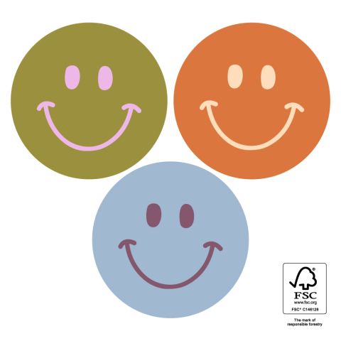 P74.430.250 Stickers Multi - Smiley