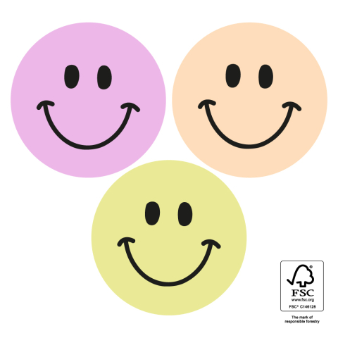 P74.431.250 Stickers Multi - Smiley Sweet