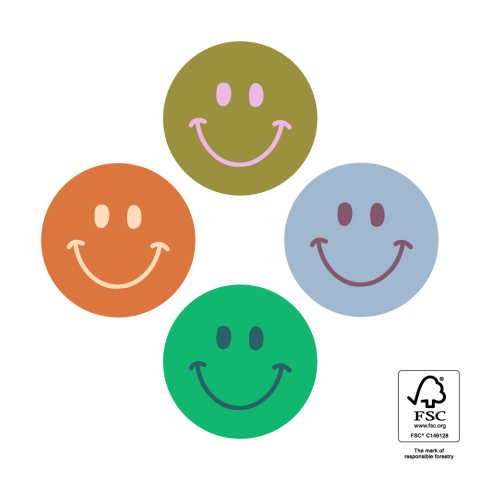 P74.433.250 Stickers Multi - Smiley Mini