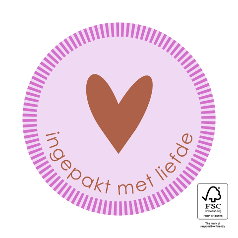 P74.447.250 Stickers - Ingepakt met liefde (NL)