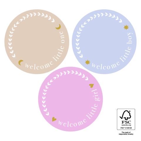 P74.457.250 Stickers Multi - Baby Patchwork