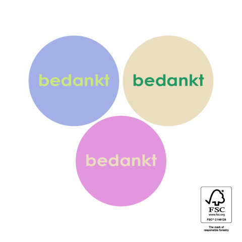 P74.459.250 Stickers Multi - Bedankt Mini (NL)