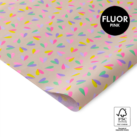 Tissue paper - Hearts Duo - Nude
