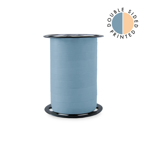 Ribbon - Paporlene - Uni - Indigo - Salmon