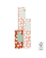 P15.287.030 Inpakpapier - Smile Peach - Pistache