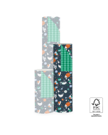P15.291.050 Inpakpapier - Space - Harlequin Green