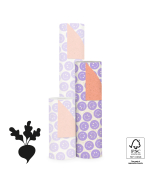 P15.305.050 Inpakpapier - Smiley Lilac - Salmon