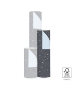 P15.309.050 Inpakpapier - Galaxy Night Blue - Light Blue