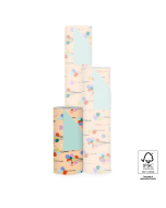 P15.341.030 Inpakpapier - Balloons Peach - Pistache