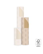 P15.349.050 Inpakpapier - Dragonfly Beige - Gold