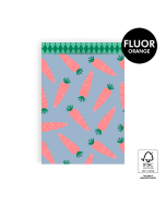 P33.297.017 Sint Cadeauzakjes - Wortel Fluor Orange - Harlequin Green - 17 x 25 cm