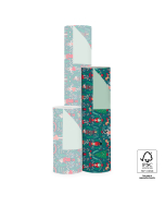 P35.298.050 X-mas Inpakpapier - Nutcracker - Pistache