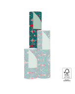 P35.298.070 X-mas Inpakpapier - Nutcracker - Pistache