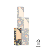 P35.319.030 X-mas Inpakpapier - Holy Night - Peach