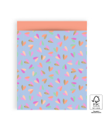 P43.238.027 Bags - Hearts Duo Gold Blue - Salmon