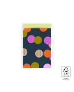 P43.280.012 Cadeauzakjes - Big Confetti - Yellow - 12 x 19 cm