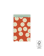 P43.287.012 Cadeauzakjes - Smile Peach - Pistache - 12 x 19 cm