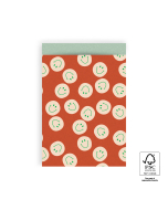 P43.287.017 Cadeauzakjes - Smile Peach - Pistache - 17 x 25 cm