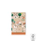 P43.289.012 Cadeauzakjes - Farm Beige - Harlequin Cognac - 12 x 19 cm