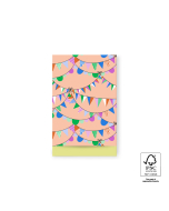 P43.303.012 Cadeauzakjes - Party Guirlande Bright - Yellow - 12 x 19 cm