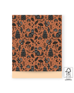 P43.315.027 Cadeauzakjes - Nature Animals Cognac - Peach - 27 x 34 cm
