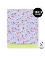 P43.331.027 Cadeauzakjes - Party Guirlande Sky - Lime - 27 x 34 cm