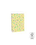 P44.074.017 Block Bottom Bags-Party Confetti Yellow