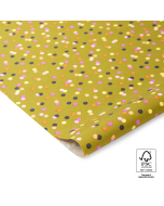 P45.221.070 Vloeipapier - Party Confetti - Olive