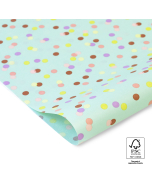 P45.230.070 Vloeipapier - Party Confetti - Pistache