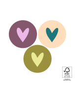 P74.426.250 Stickers Multi - Heart Warm