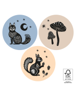 P74.436.250 Stickers Multi - Nature Animals