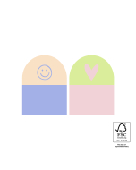 P74.450.250 Stickers Duo - Heart/Smiley