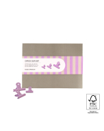 P79.301.150 Clips Set - Multi Sizes - Pink (S - M - L)