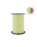 Ribbon - Paporlene - Uni - Pastel Yellow - Chocolate
