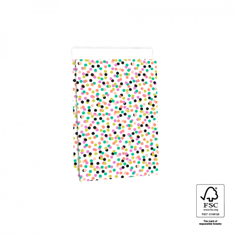 P44.059.017 Blokbodemzakken - Small Confetti - 17 x 10 x 25 cm
