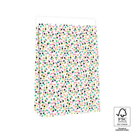 P44.059.027 Blokbodemzakken - Small Confetti - 27 x 15 x 34 cm