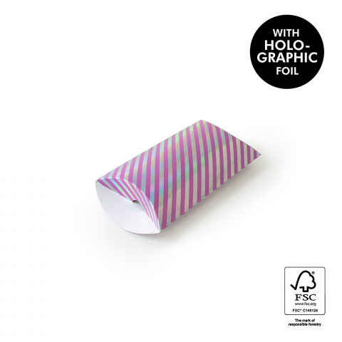 P47.106.023 Pillow boxes - Small - Holographic Pink